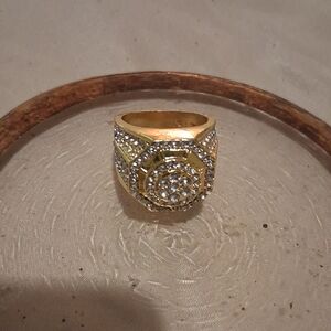 Elegant Gold and Silver Ring